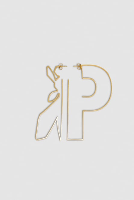 Metal Maxy Fly brass earrings, Gold, Patrizia Pepe