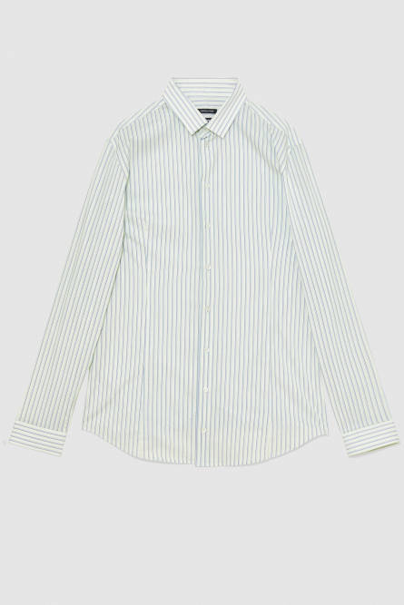 Cotton shirt with patterned print, Multicolor, Patrizia Pepe