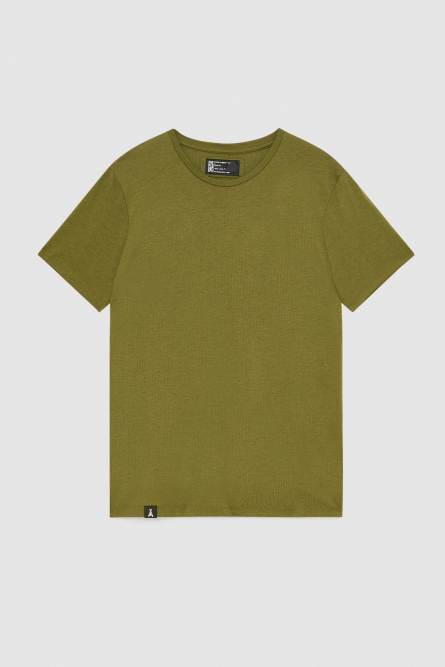 T-shirt slim fit en jersey lyocell et coton, Vert, Patrizia Pepe