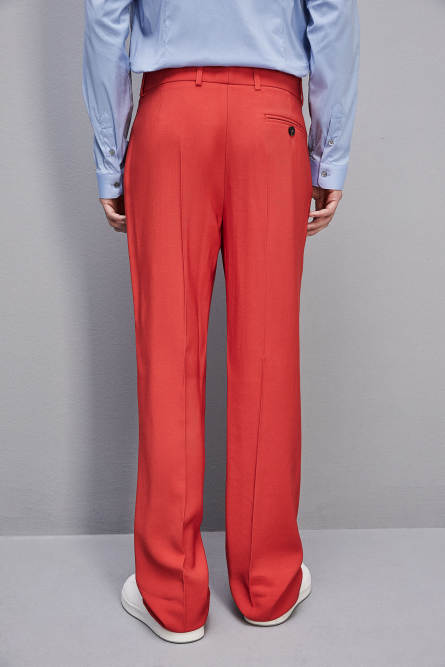 Pantalone slim fit con tasche alla francese, Rosso, Patrizia Pepe