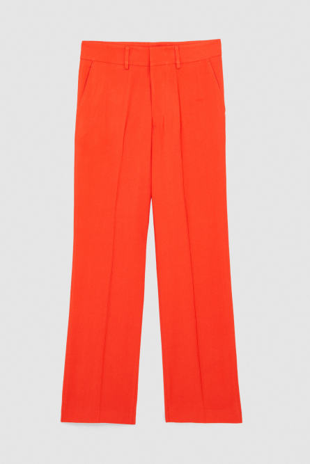 Pantalone slim fit con tasche alla francese, Rosso, Patrizia Pepe