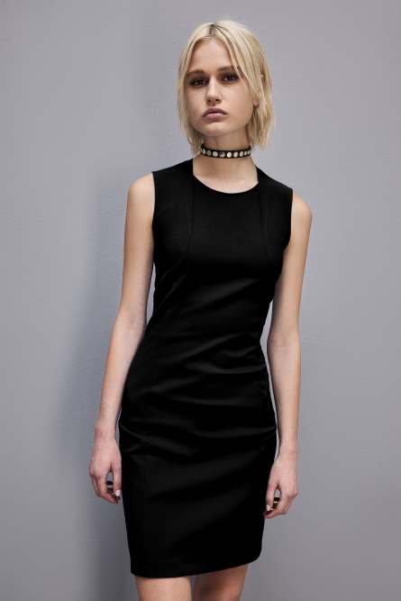 Midi sheath dress, Black, Patrizia Pepe
