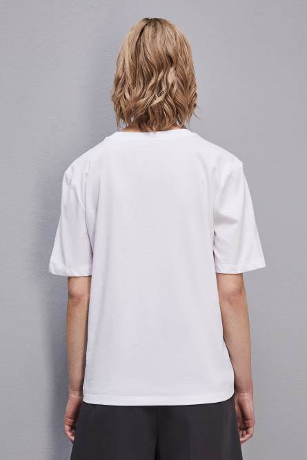 Organic cotton t-shirt, White, Patrizia Pepe