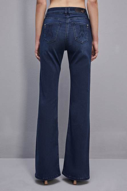 Jeans jeggings flare, Blue, Denim