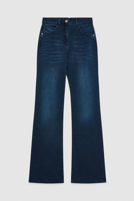 Jeans jeggings flare, Blue, Denim