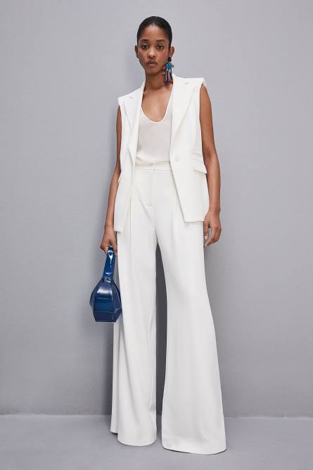 Silk crepe de chine shirt, White, Patrizia Pepe