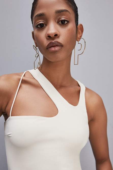 Metal Maxy Fly brass earrings, Gold, Patrizia Pepe