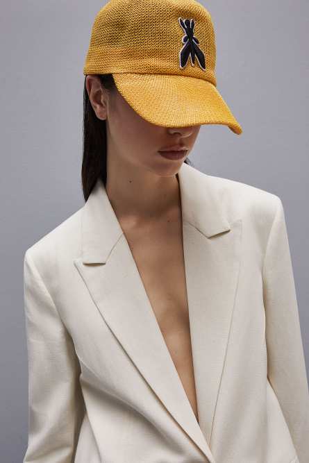 Gorra con visera, Amarillo