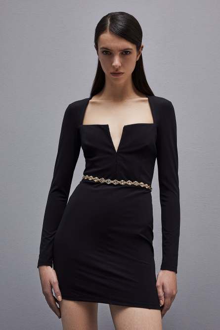 Cintura collana New Chain in ottone, Oro, Patrizia Pepe
