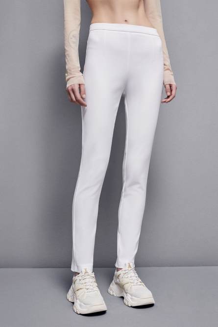 Slim pants, White, Patrizia Pepe