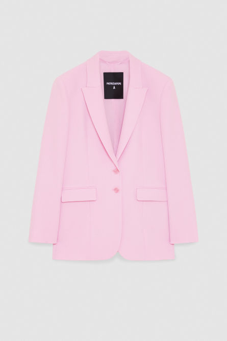 Essential two-button blazer, Pink, Patrizia Pepe