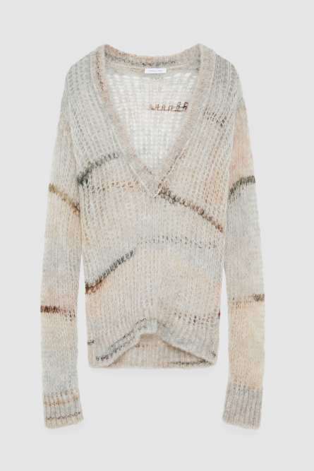 Wool blend mesh sweater, Multicolor, Patrizia Pepe