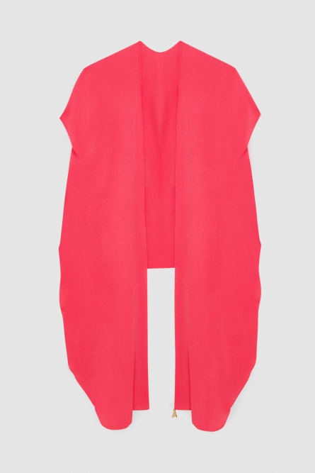 Stola cerimonia in crepe, Rosa, Patrizia Pepe