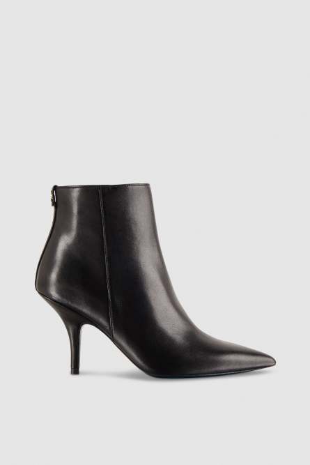 Leather ankle boots, Black, Patrizia Pepe