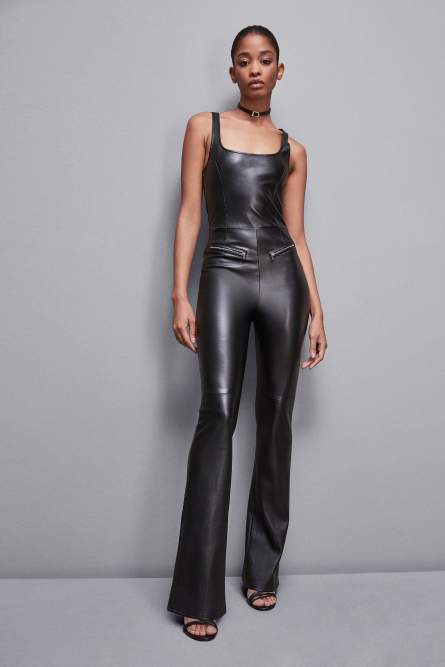 Tuta slim glam rock, Nero, Patrizia Pepe
