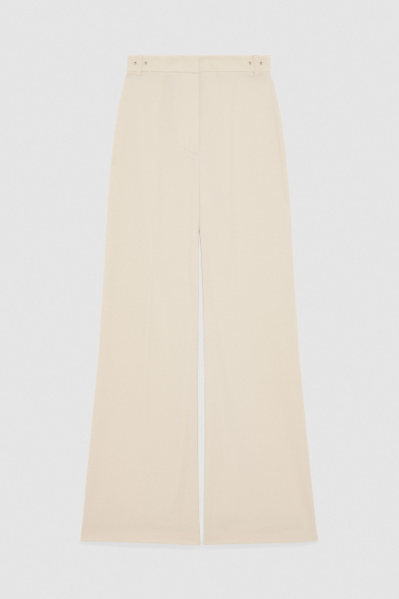 Palazzo-Hose aus Krepp Essential, Beige, Patrizia Pepe