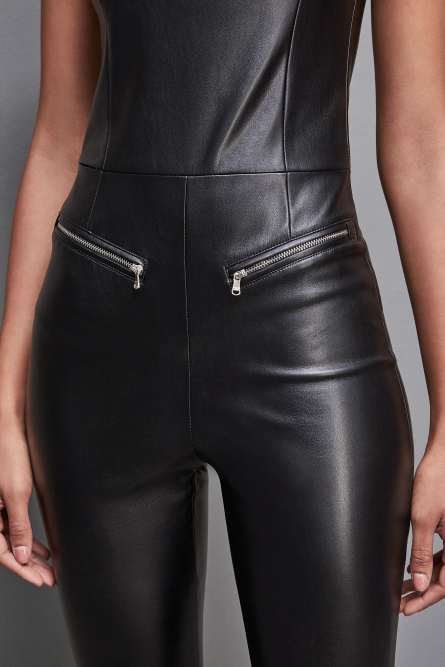 Tuta slim glam rock, Nero, Patrizia Pepe
