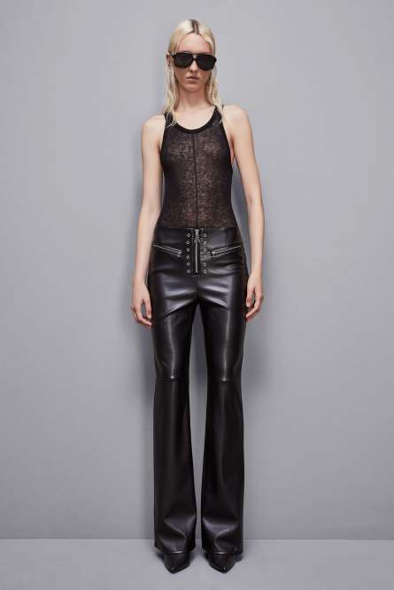 Essential wool sleeveless top, Black, Patrizia Pepe