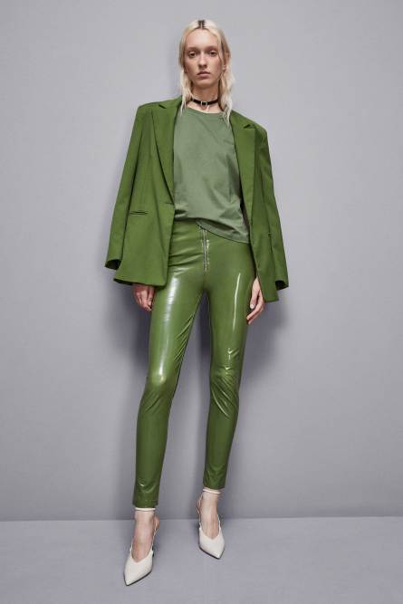 T-shirt with logo, Green, Patrizia Pepe