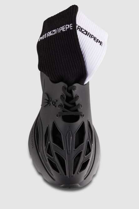 Sneakers Gummies Pepe, Noir, Patrizia Pepe