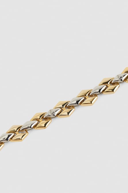 New Chain brass necklace, Silver, Gold, Patrizia Pepe