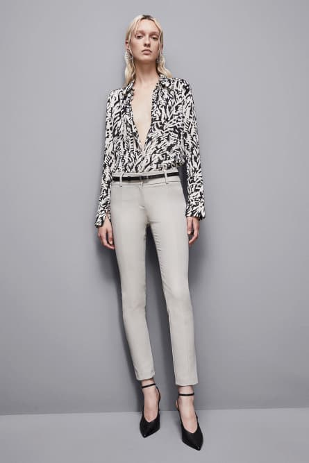 Slim Fit-Hose, Grau, Patrizia Pepe