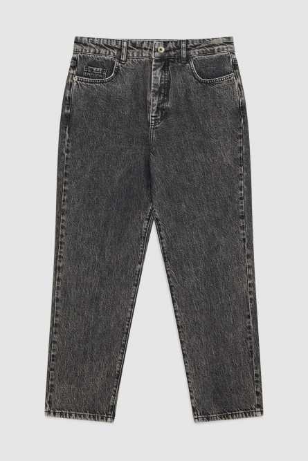 Gray high-waisted cigarette jeans, Grey, Patrizia Pepe
