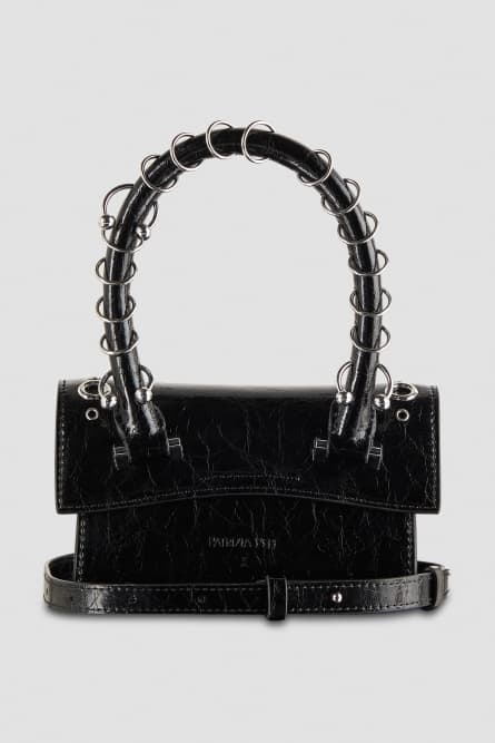 Fly Bamby Bag Mini Post Punk, Black, Patrizia Pepe