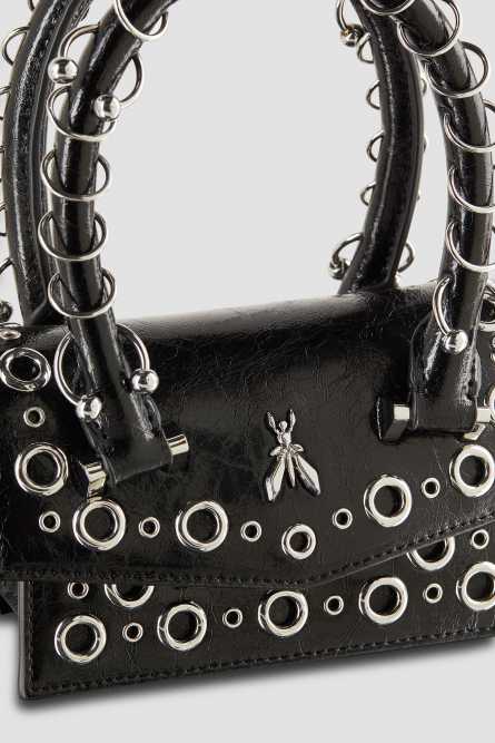 Fly Bamby Bag Mini Post Punk, Black, Patrizia Pepe