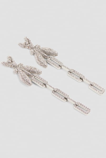 Rolò chain earrings, Silver, Patrizia Pepe