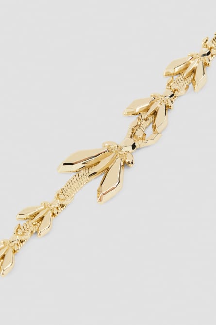 Collana piatta color oro, Oro, Patrizia Pepe