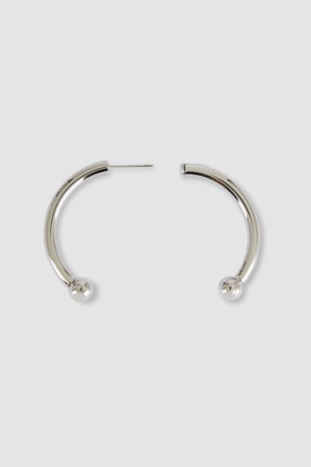 Orecchini piercing a cerchio, Argento, Patrizia Pepe