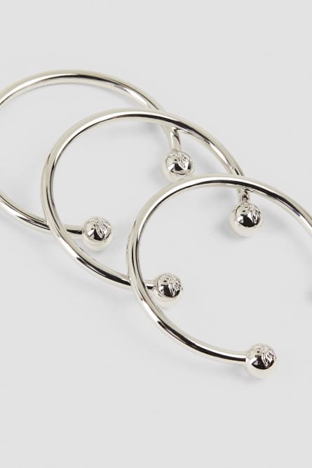 Piercing hoop bracelets, Silver, Patrizia Pepe
