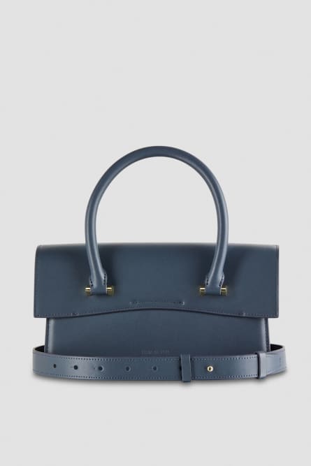 Fly Bamby Leather Bag Large, Grey, Patrizia Pepe