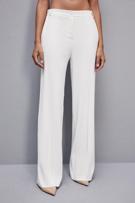 Men&apos;s cut pants, White, Patrizia Pepe