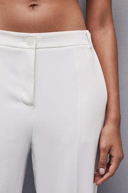 Men&apos;s cut pants, White, Patrizia Pepe