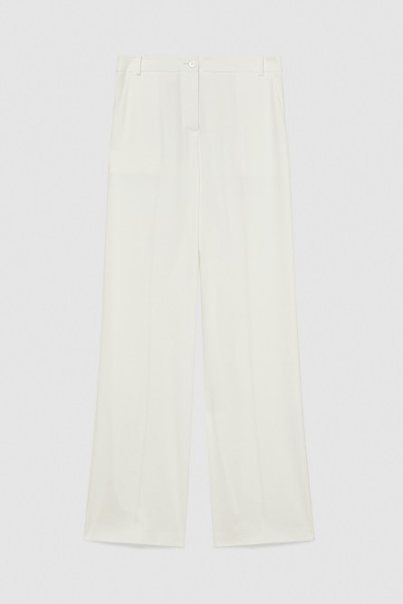 Men&apos;s cut pants, White, Patrizia Pepe