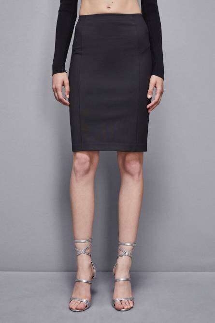 Midi pencil skirt, Black, Patrizia Pepe
