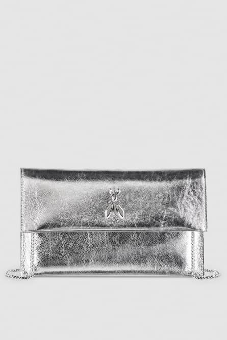 Fly ceremony clutch, Silver, Patrizia Pepe