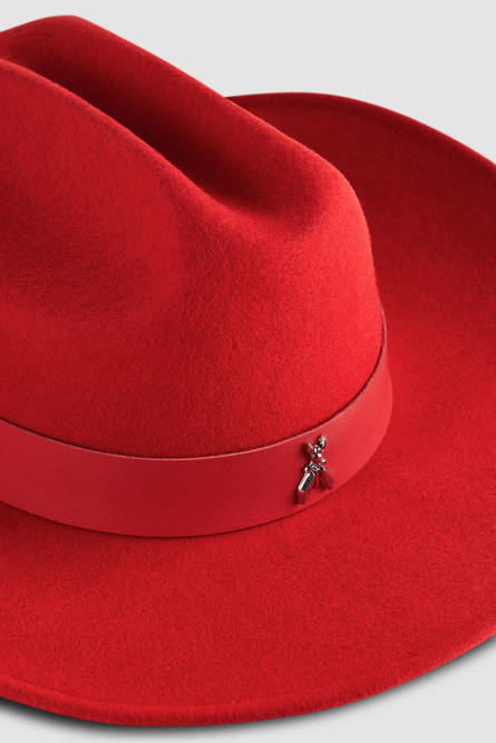Cowboy Hat, Red, Patrizia Pepe