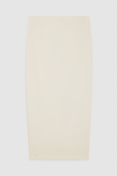 Jupe crayon en sergé, Beige, Patrizia Pepe