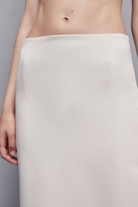 Jupe crayon en sergé, Beige, Patrizia Pepe