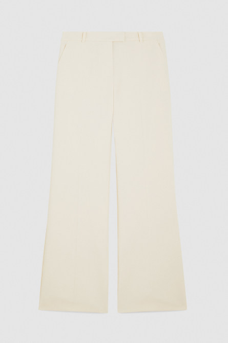 Low-waisted twill pants, Beige, Patrizia Pepe