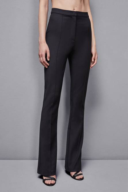 Slim Flare pants, Black, Patrizia Pepe