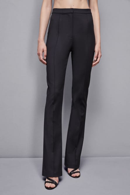 Slim Flare pants, Black, Patrizia Pepe