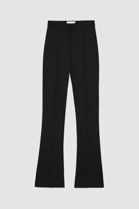 Slim Flare pants, Black, Patrizia Pepe