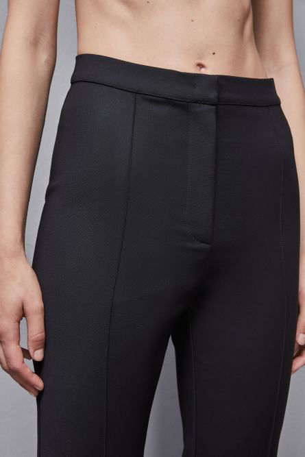 Slim Flare pants, Black, Patrizia Pepe