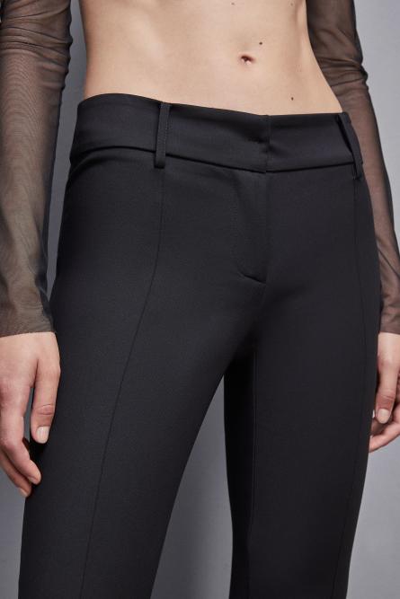 Pantalone slim alla caviglia, Nero, Patrizia Pepe