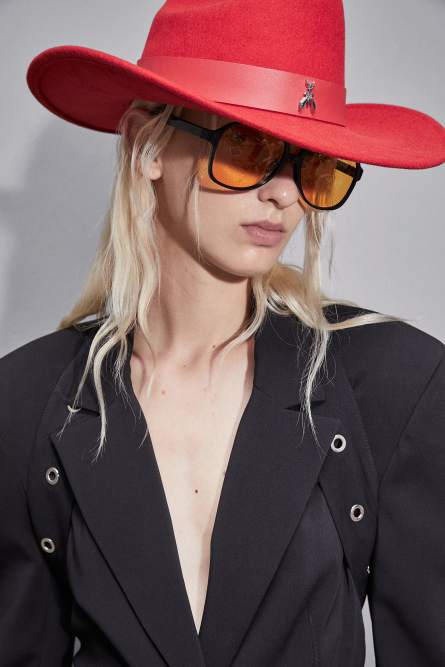 Cowboy Hat, Red, Patrizia Pepe