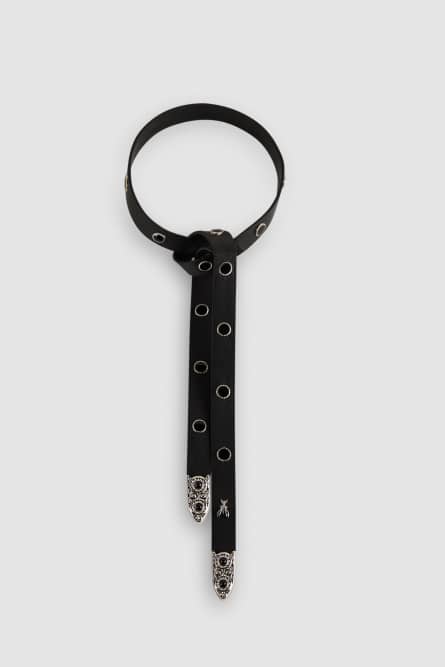 Chocker con mini borchie, Nero, Patrizia Pepe